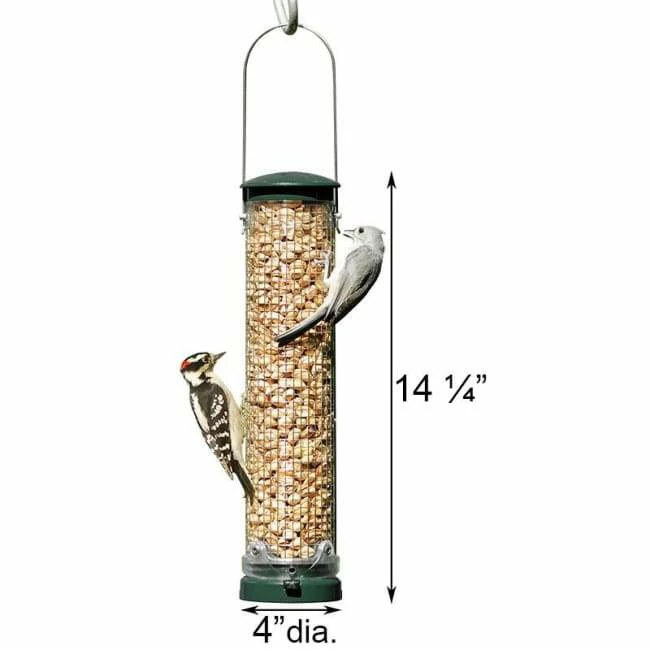 Quick-Clean Peanut Mesh Bird Feeder, Spruce 4 Quick-Clean Peanut Mesh Bird Feeder, Spruce - Image 2