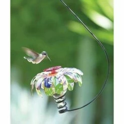 Sugar Shack Hummingbird Feeder With Hook, Clear