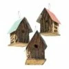 Summer Camp Bark Cabin Bird Houses, Set Of 3 2 Summer Camp Bark Cabin Bird Houses, Set Of 3 -US Poultry Supplies Sales Store summer camp bark cabin bird houses set 50 01 75 00 house home bazaar birdhousesandbaths 860