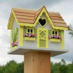 Sweetheart Cottage Bird House 7 Sweetheart Cottage Bird House -US Poultry Supplies Sales Store sweetheart cottage bird house 25 01 50 00 home bazaar birdhousesandbaths 675
