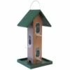 Tube Feeder With Tray, Green And Brown 1 Tube Feeder With Tray, Green And Brown -US Poultry Supplies Sales Store tube feeder tray green brown 25 01 50 00 bird feeders songbird essentials birdhousesandbaths 159