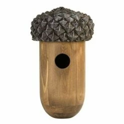 ESSCHERT DESIGN Wooden Acorn Bird House